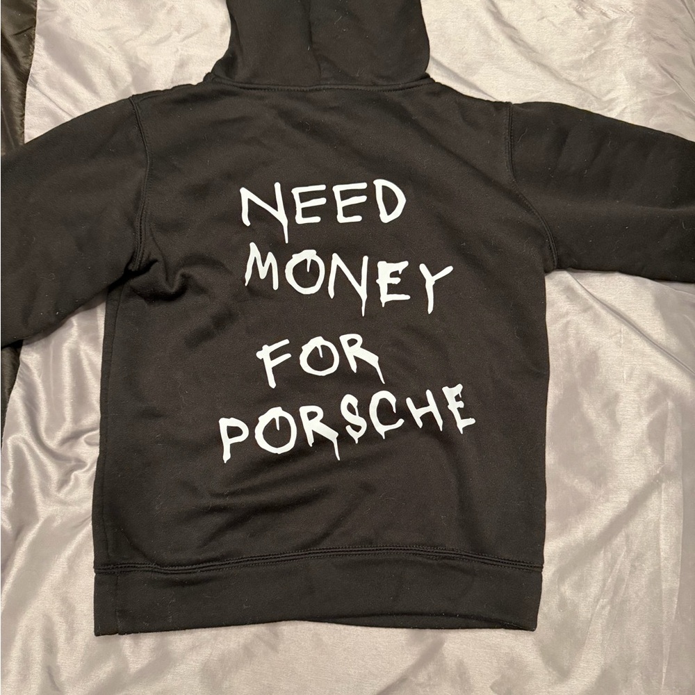 Need Money For Porsche Black Sweater
